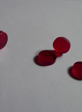 HB610 HB650 JB670 长波通滤光片 红色滤镜透过红光 直径12.7*3mm