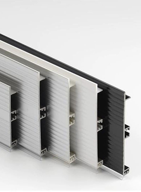 白色PVC踢脚板13公分塑料6地脚线15公分加厚踢脚线橱柜挡水板