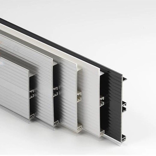 白色PVC踢脚板13公分塑料6地脚线15公分加厚踢脚线橱柜挡水板