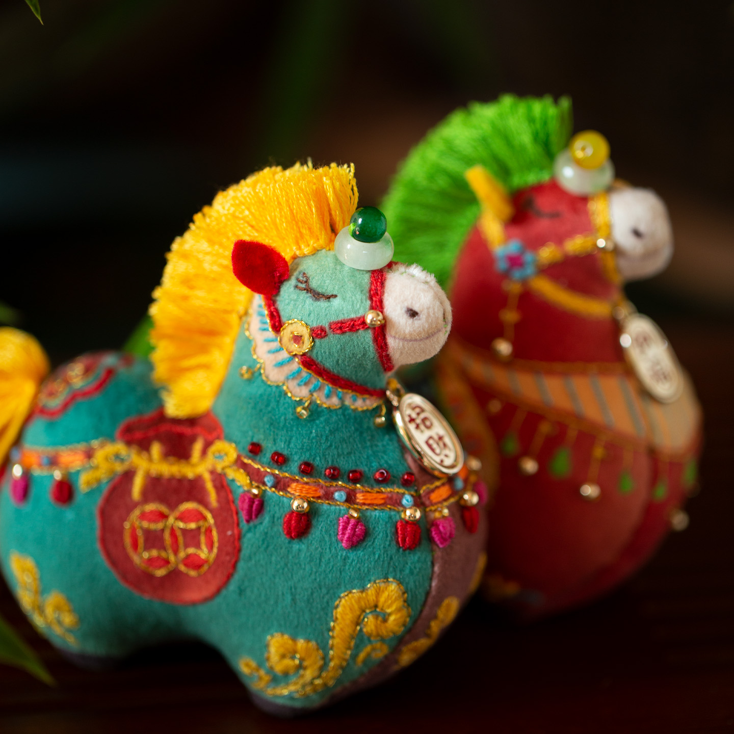 国潮唐马茶宠摆件创意情侣礼物