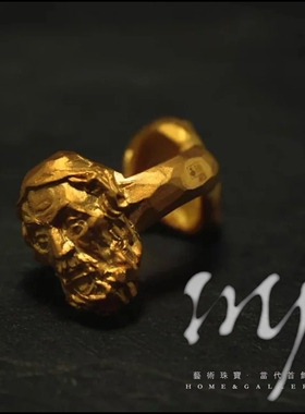 My Jewelry | 双面神Janus 戒指指环银镀金个性独特小众前卫