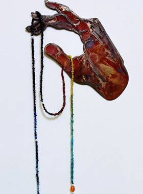 My Jewelry【 弄珠】古董琉璃丝路玛瑙宝石项链月光石水晶珍珠