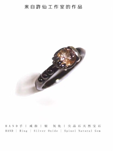 My Jewelry  | 原创设计hand尖晶石戒指银戒指高级感个性独特珠宝
