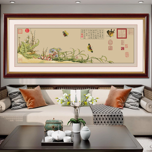 写生蛱蝶图十字绣ABV老三十字绣名画系列精准印花纯棉绣线名画