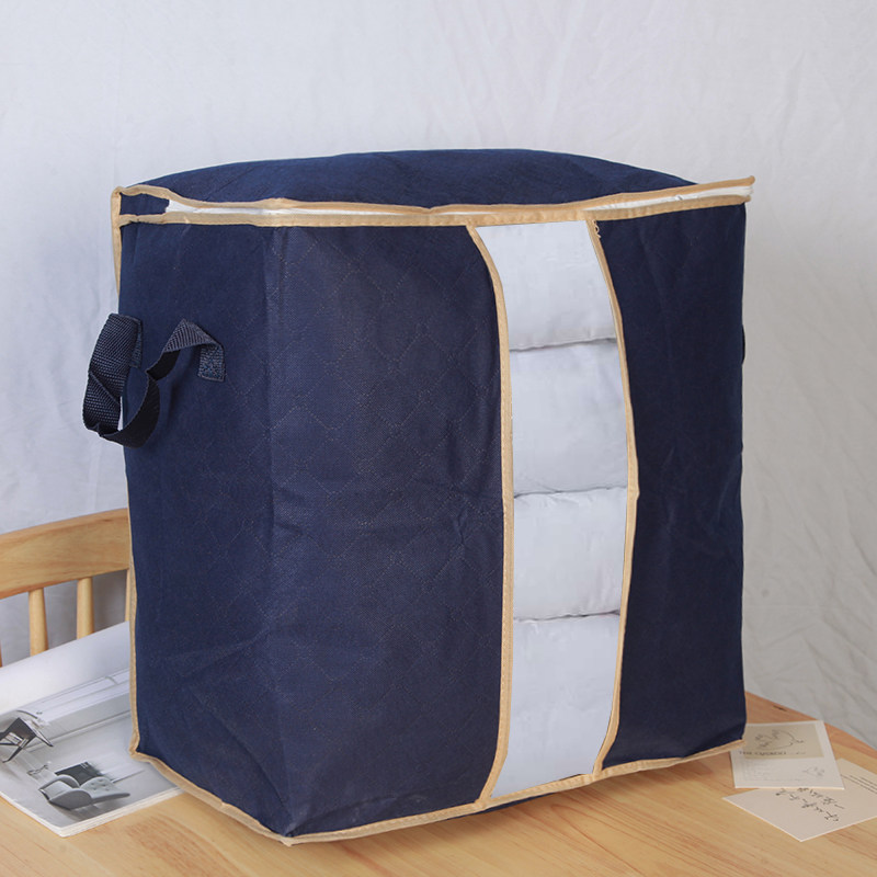 大号可视收纳袋装被子的袋子加厚防霉透气无纺布收纳整理袋衣物袋