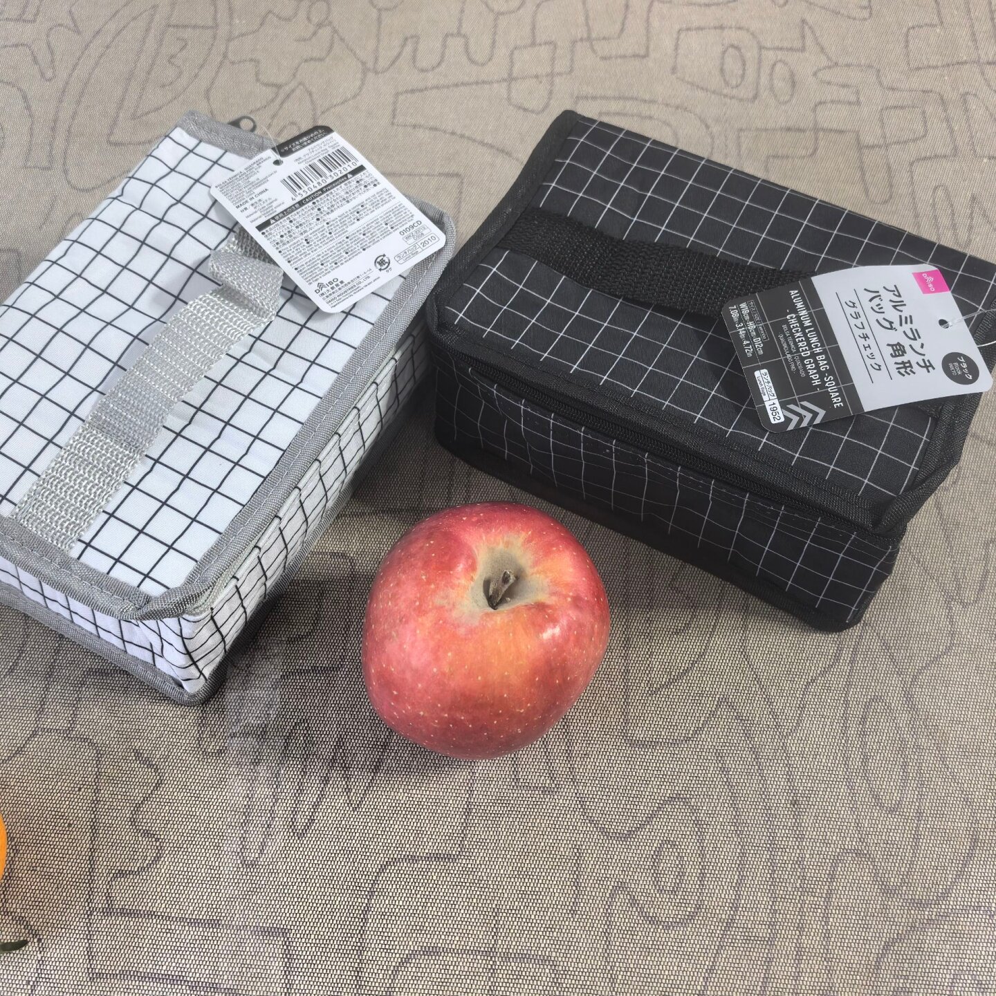 日本原单加厚牛津布环保便当包便携迷你保温包饭团袋早餐零食包
