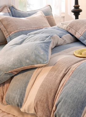 冬季加厚保暖牛奶绒被套单件冬天双面毛绒珊瑚绒法兰绒加绒单被罩