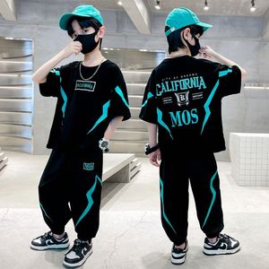清仓儿童潮流夏装男童2026夏季新款薄款短袖长裤大童网红洋气套装
