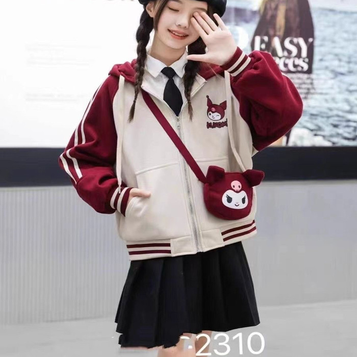 童装女童外套秋季复合加厚款2026新款洋气儿童秋装小女孩棒球服