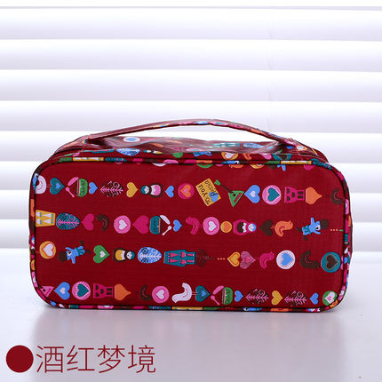 宽容防水高级旅行内衣文胸收纳袋 洗漱包