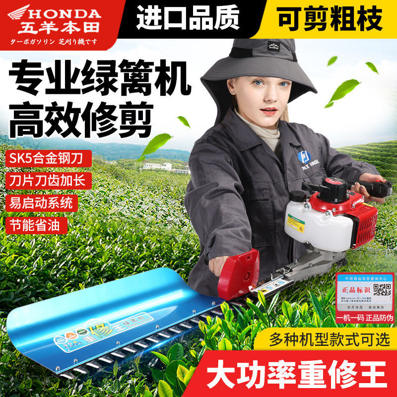 五羊本田进口绿篱机大功率汽油修剪机进口茶叶茶树修枝剪园林绿化
