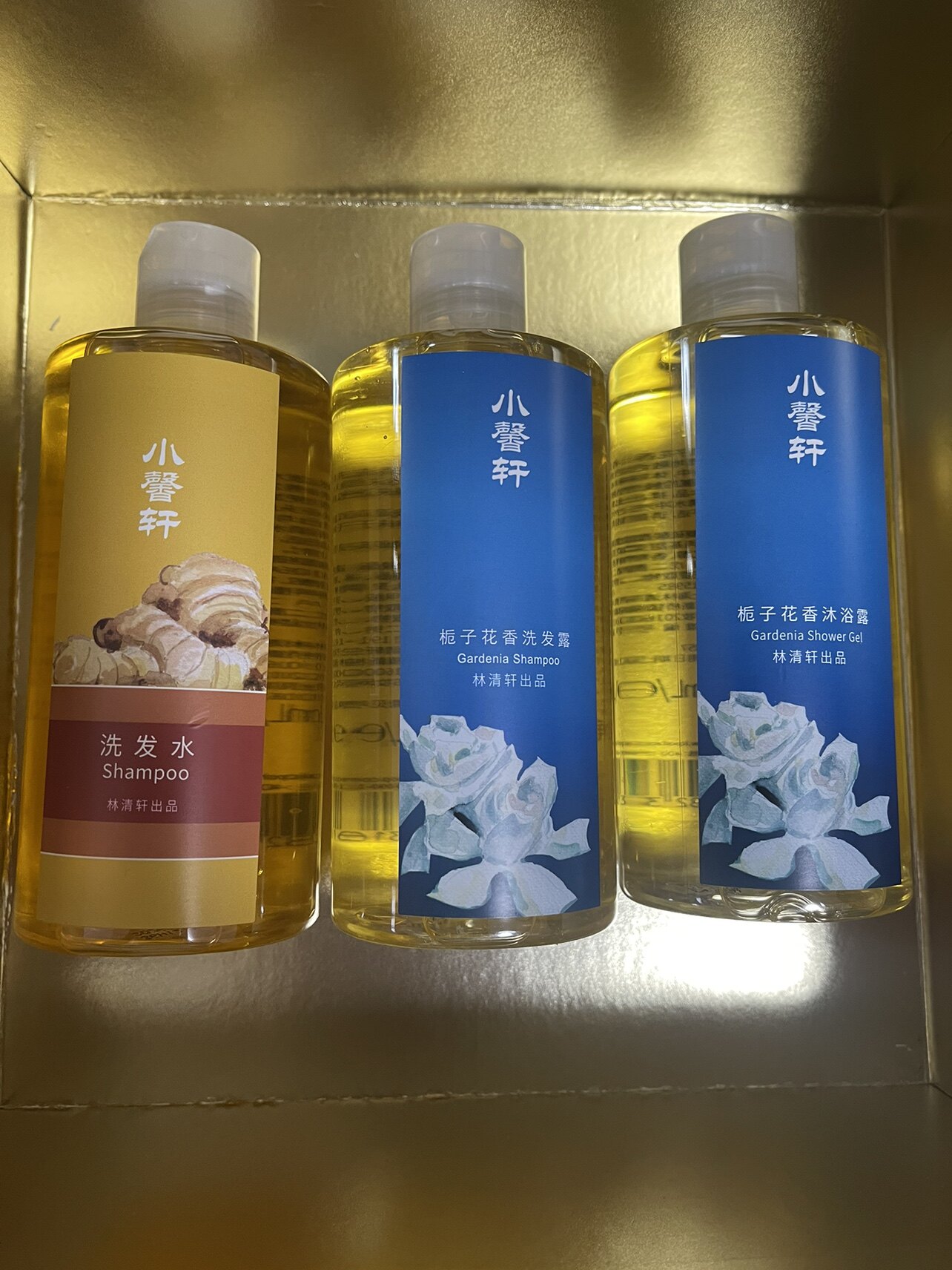 林清轩旗下小馨轩栀子花香洗发水沐浴露生姜洗发水330ml