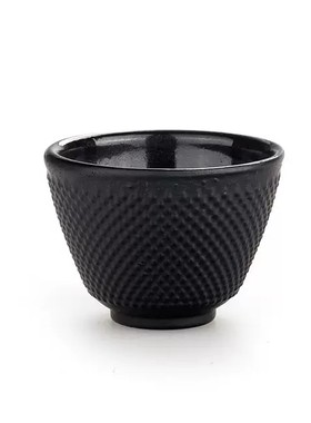 铸铁大丁 茶杯品茗杯纯手工日式陶瓷日本铁壶复古风主人单杯125ml