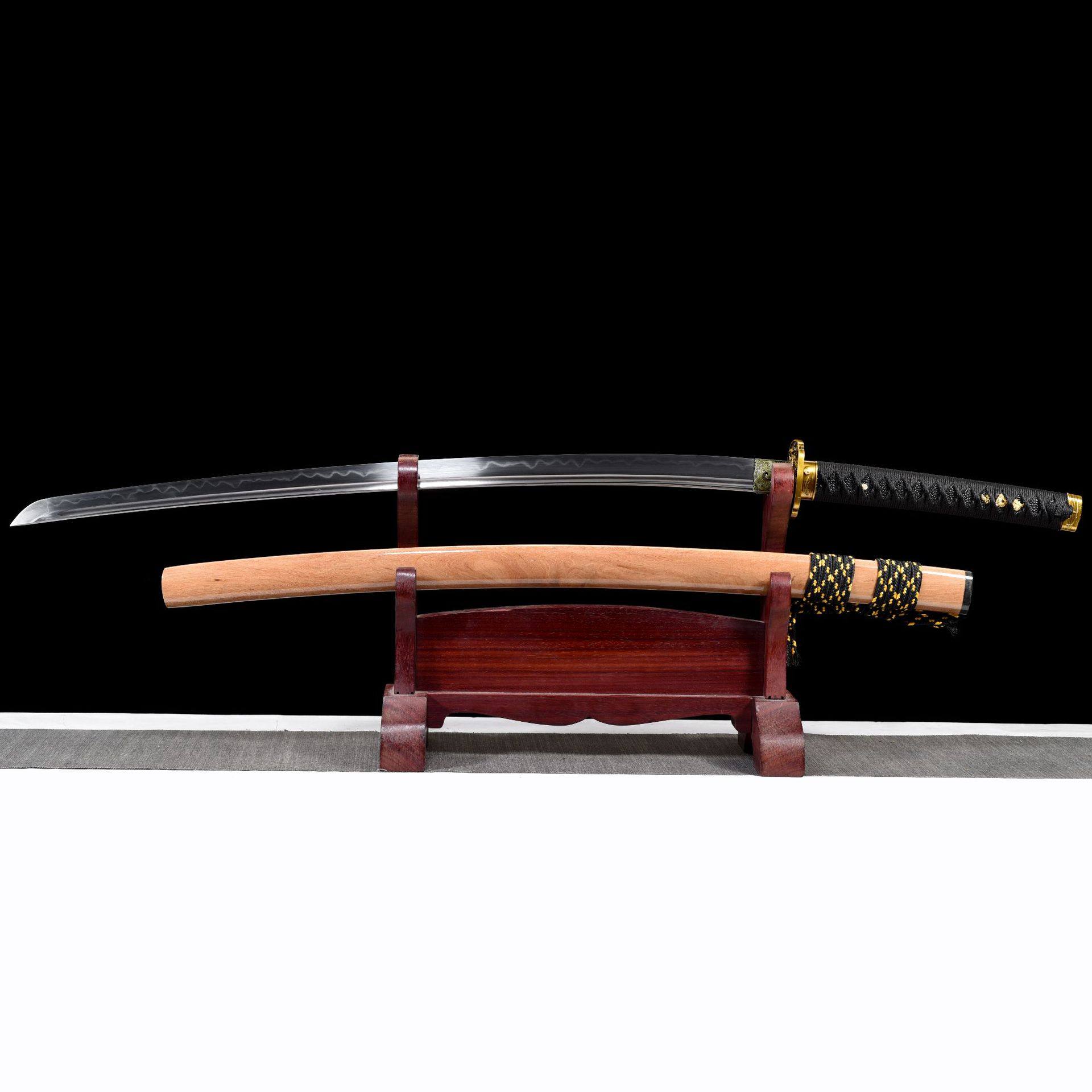 龙泉市刀剑手工锻打T10烧刃日式指挥刀Katana冷兵器硬宝剑未开刃,特色手工艺,剑袋,淘宝优惠券,粉丝福利购,淘宝优惠卷