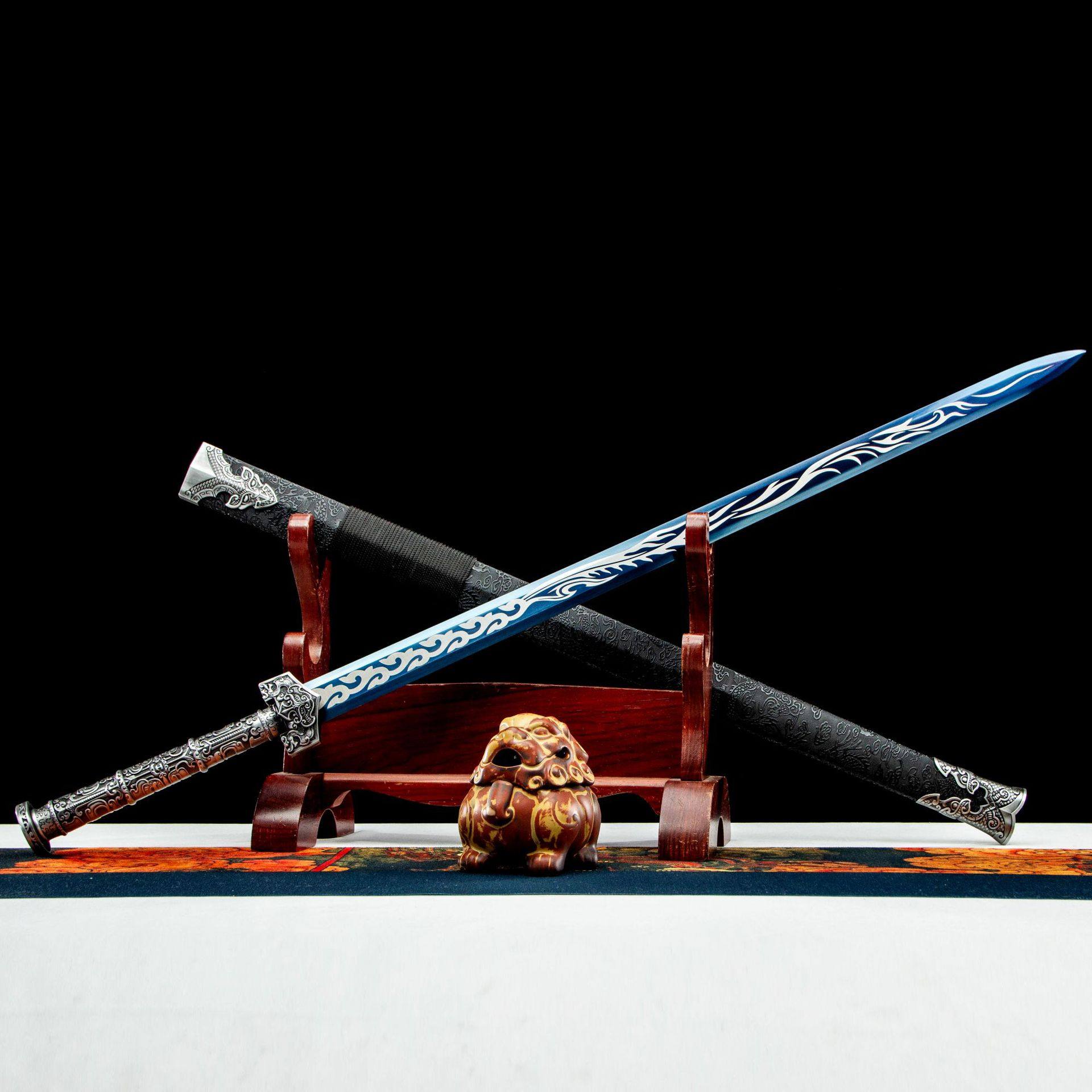 龙泉市刀剑高锰钢防身一体春秋汉剑秦王宝剑影视冷兵器收藏未开刃,特色手工艺,剑袋,淘宝优惠券,粉丝福利购,淘宝优惠卷