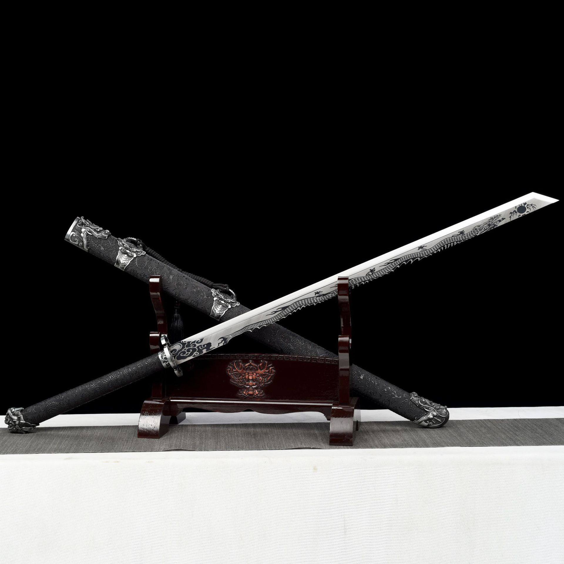 龙泉市刀剑高锰钢手工锻打唐横刀防身冷兵器锦衣卫佩刀收藏未开刃,特色手工艺,剑袋,淘宝优惠券,粉丝福利购,淘宝优惠卷