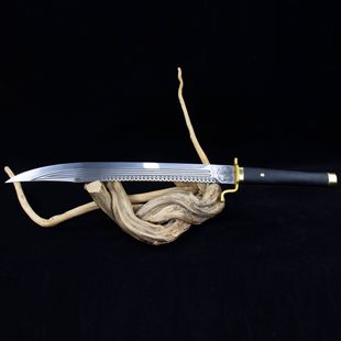 龙泉市刀剑高锰钢手工锻打牛尾刀防身影视清刀唐横刀冷兵器未开刃