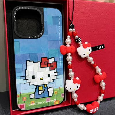 CASE镜面GROCERY联名hello kitty女孩适用iphone16pro手机壳15promax苹果14磁吸MagSafe可爱13保护套12/11