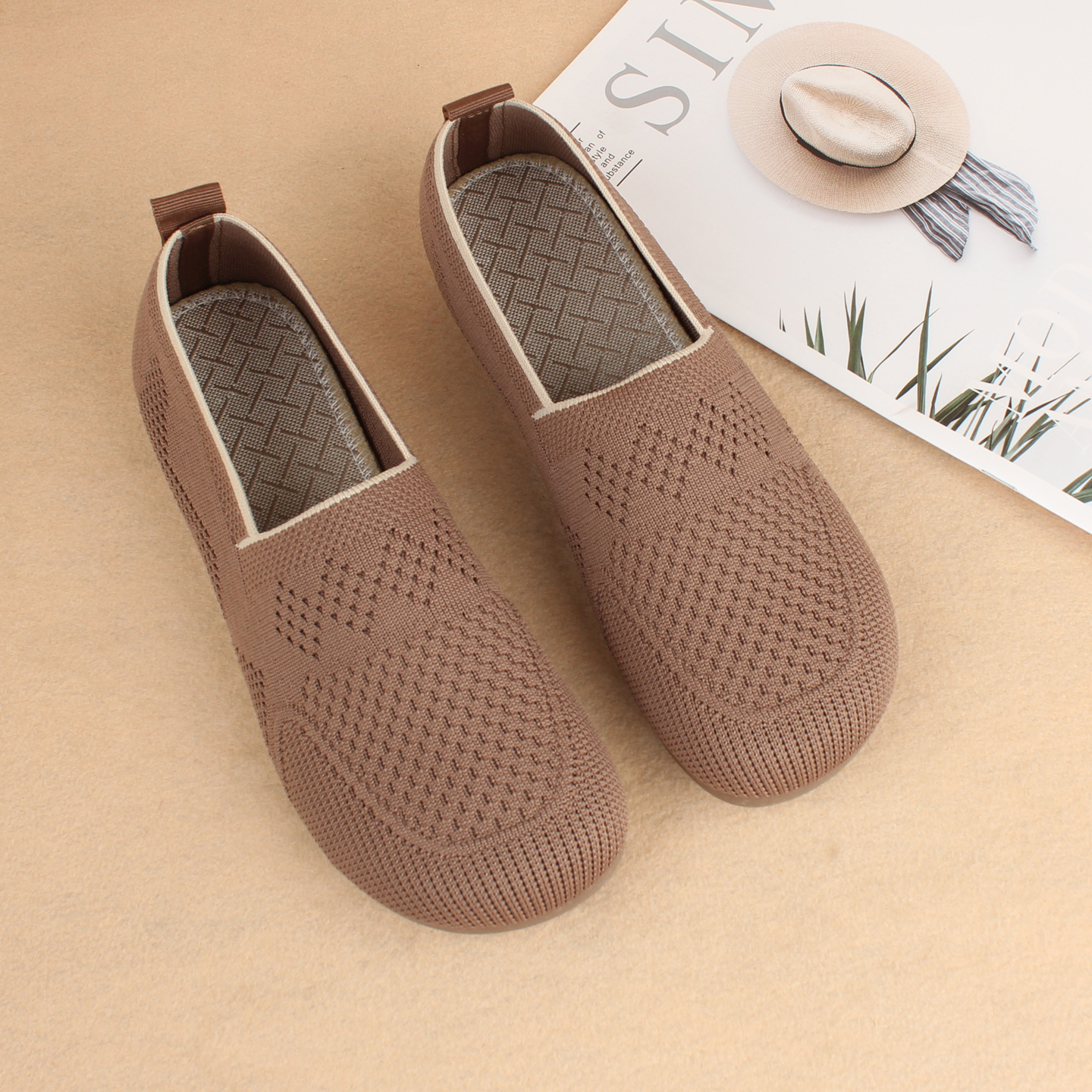 新款牛筋底轻便防滑单鞋