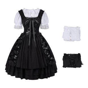 短袖 裙装 上衣连衣裙套装 万圣节节日舞台演出服套装 表演服 夏季