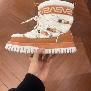 安踏女士sv系列休闲鞋绒绒靴122548001VS