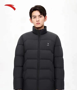 安踏雪壳羽绒服丨防泼水短款立领羽绒外套男保暖棉服152347914