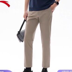 冰丝休闲直筒裤 安踏精英系列 新款 舒乐商务长裤 152527527 男夏季