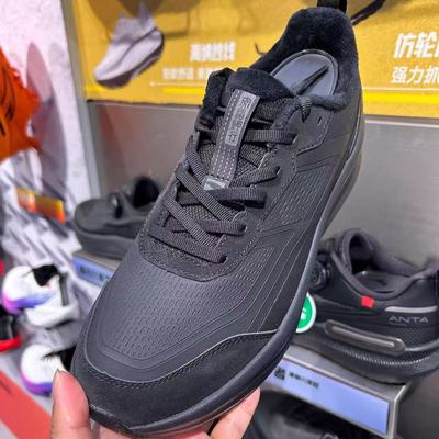 安踏神行13革面加绒轻便缓震男