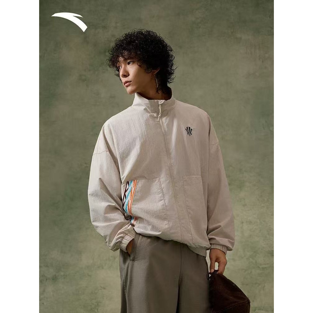 安踏凯里欧文系列美式运动外套男女款休闲正品夹克上衣172611603