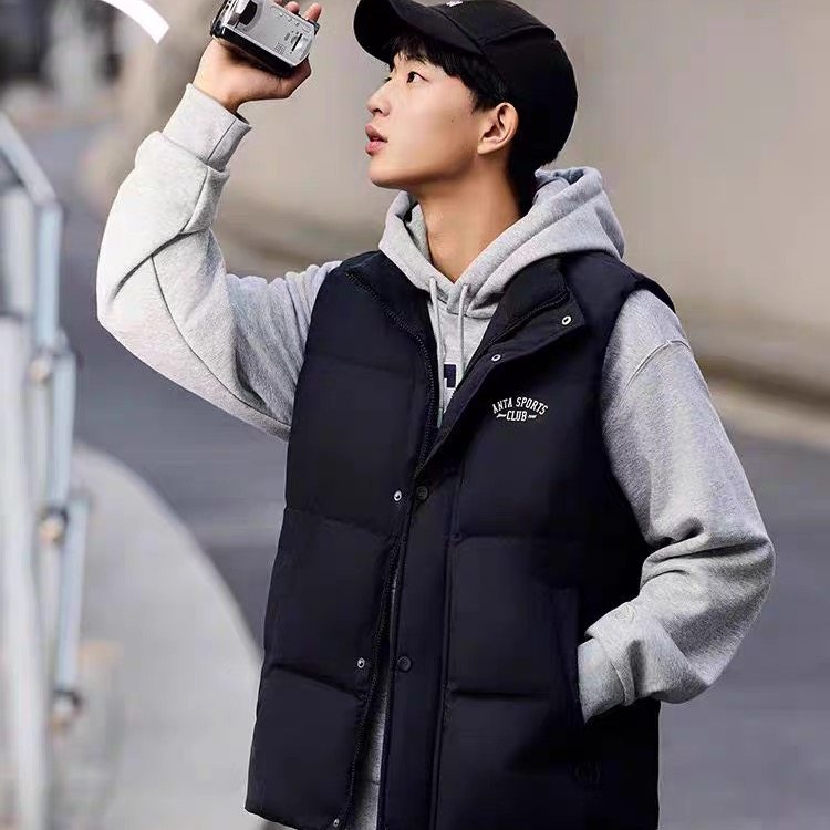 安踏户外羽绒服马甲男士2024冬季新款立领鸭绒保暖背心152448901,运动服/休闲服装,羽绒马甲,淘宝优惠券,粉丝福利购,淘宝优惠卷