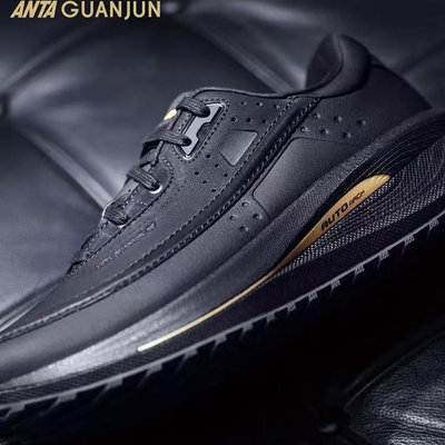 跑步鞋男士皮面运动鞋子男