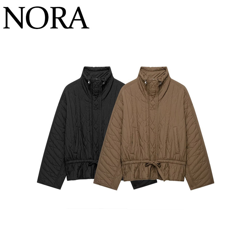 纯色立领棉服夹克外套6318275