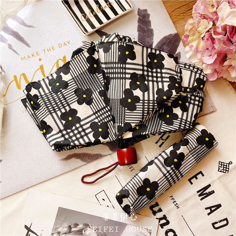 晴雨伞日本折叠两用学生手动