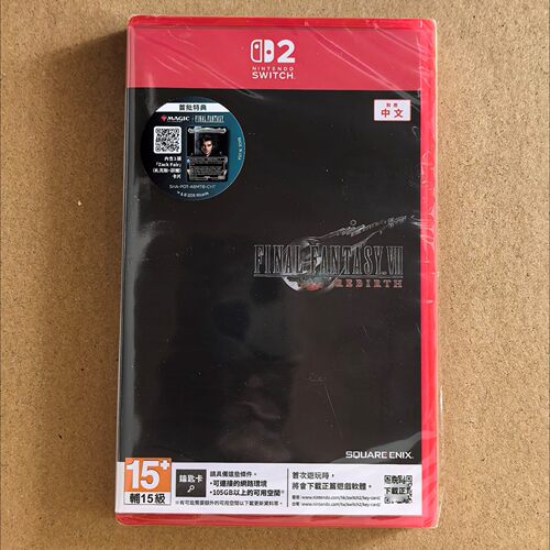 包邮全新原封 NS2 KEY 中文游戏 最终幻想7 FF7 重生 带特典 现货