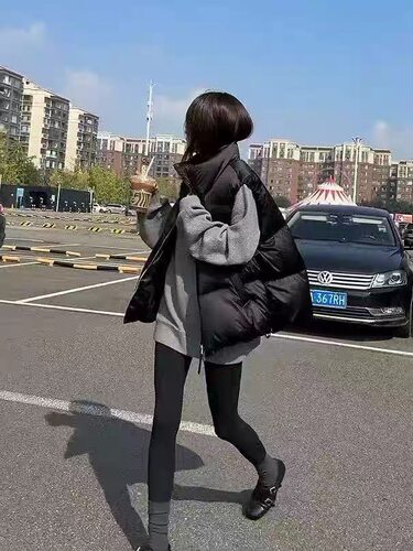 酒酿丸子JNWZ秋冬韩系穿搭宽松百搭显瘦90白鸭绒黑色羽绒马甲女潮