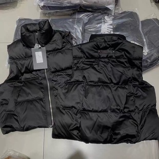 酒酿丸子正品 坎肩外套潮 立领拉链90白鸭绒羽绒马甲女百搭显瘦无袖