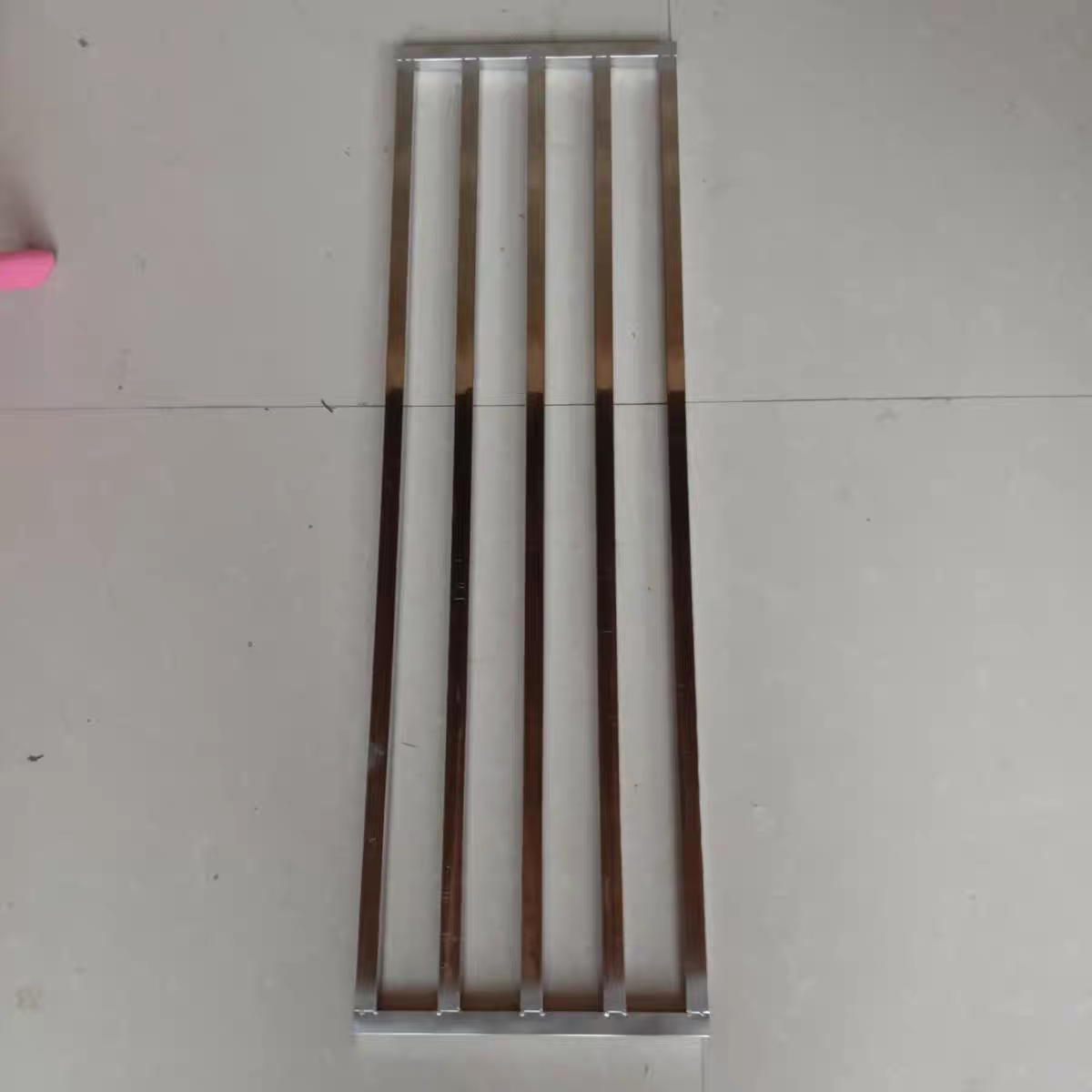 304不锈钢材质花盆架阳台晾衣架飘窗横版花盆架加密屋顶花架 定制