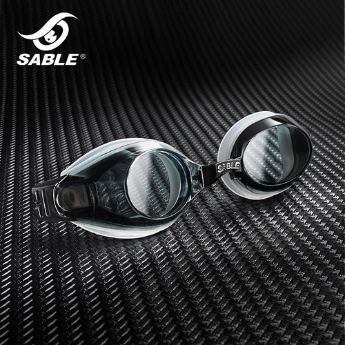 黑貂专业不同度数高清近视泳镜