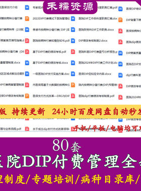 医院DIP付费按病种分值付费管理绩效考核工作制度培训PPT工作职责