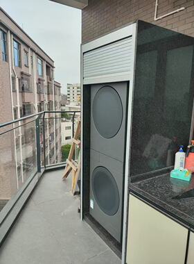 衣柜橱柜酒柜办公柜洗衣机柜pvc，铝合金，钢化玻璃可选手动电动