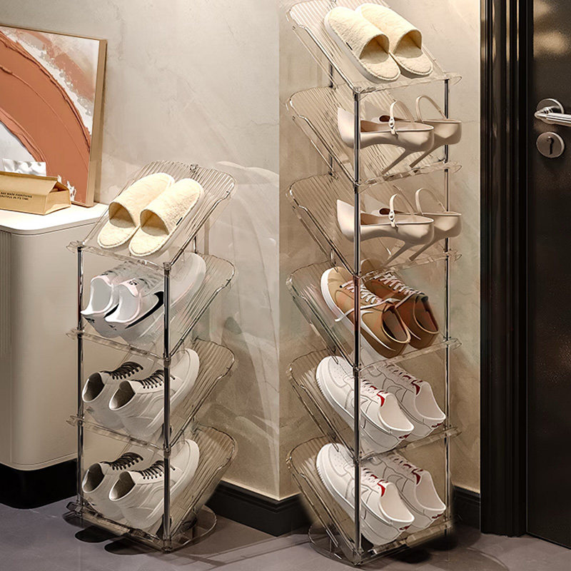 简易鞋架小窄门口多层入户门透明鞋柜家用门口鞋子收纳神器拖鞋架,收纳整理,鞋子收纳架,淘宝优惠券,粉丝福利购,淘宝优惠卷