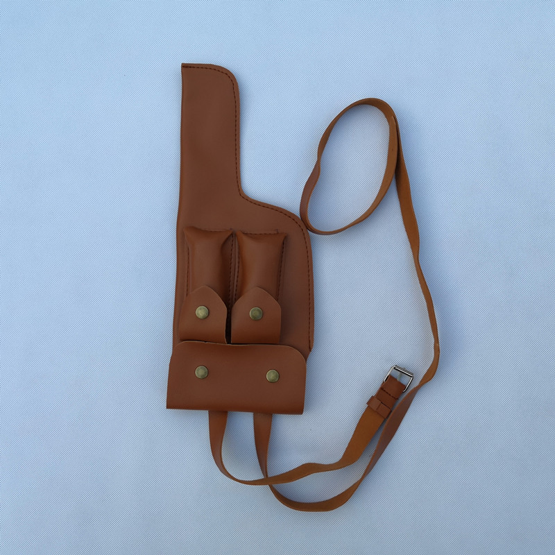 影视演出舞台表演道具红军驳壳枪八路军王八盒子枪套毛瑟手枪套库