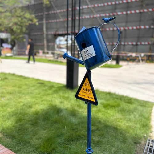 户外落地立式吸烟区灭烟筒烟灰柱