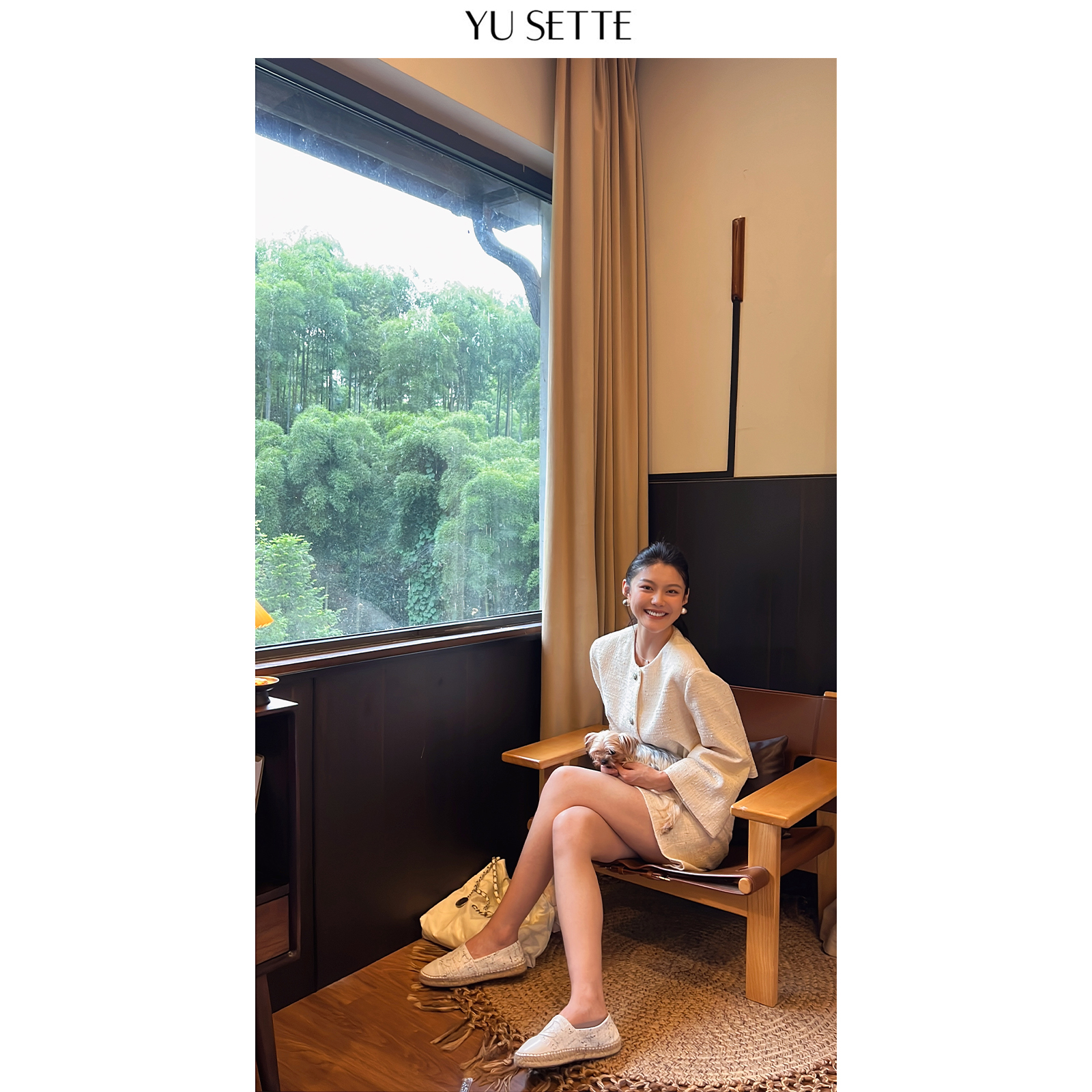 遇儿推荐【极简香～穿一辈子的】小香风休闲套装20250158