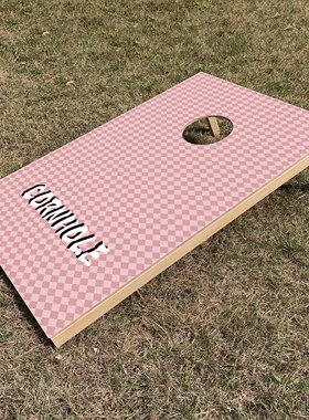 CORNHOLE玉米洞沙包板户外休闲运动投掷沙包台团建游戏布袋赛事台