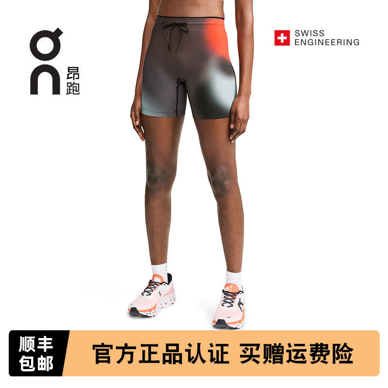 On昂跑Race Tights Half 女款紧身轻量短裤舒适竞速跑步运动短裤