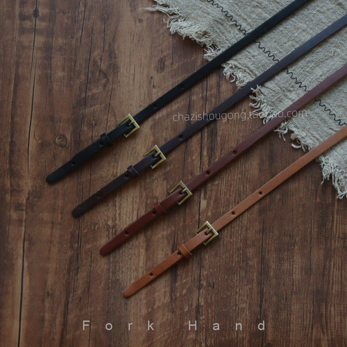 头层皮单层复古系列包带