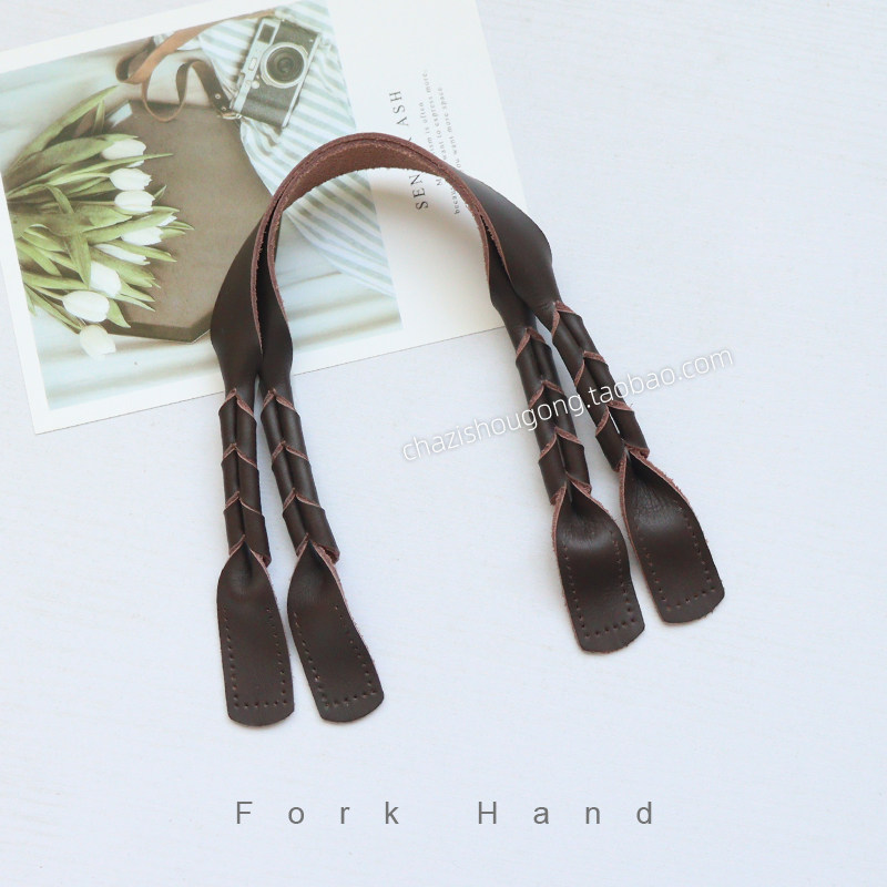 叉子手工早苗款手编包带