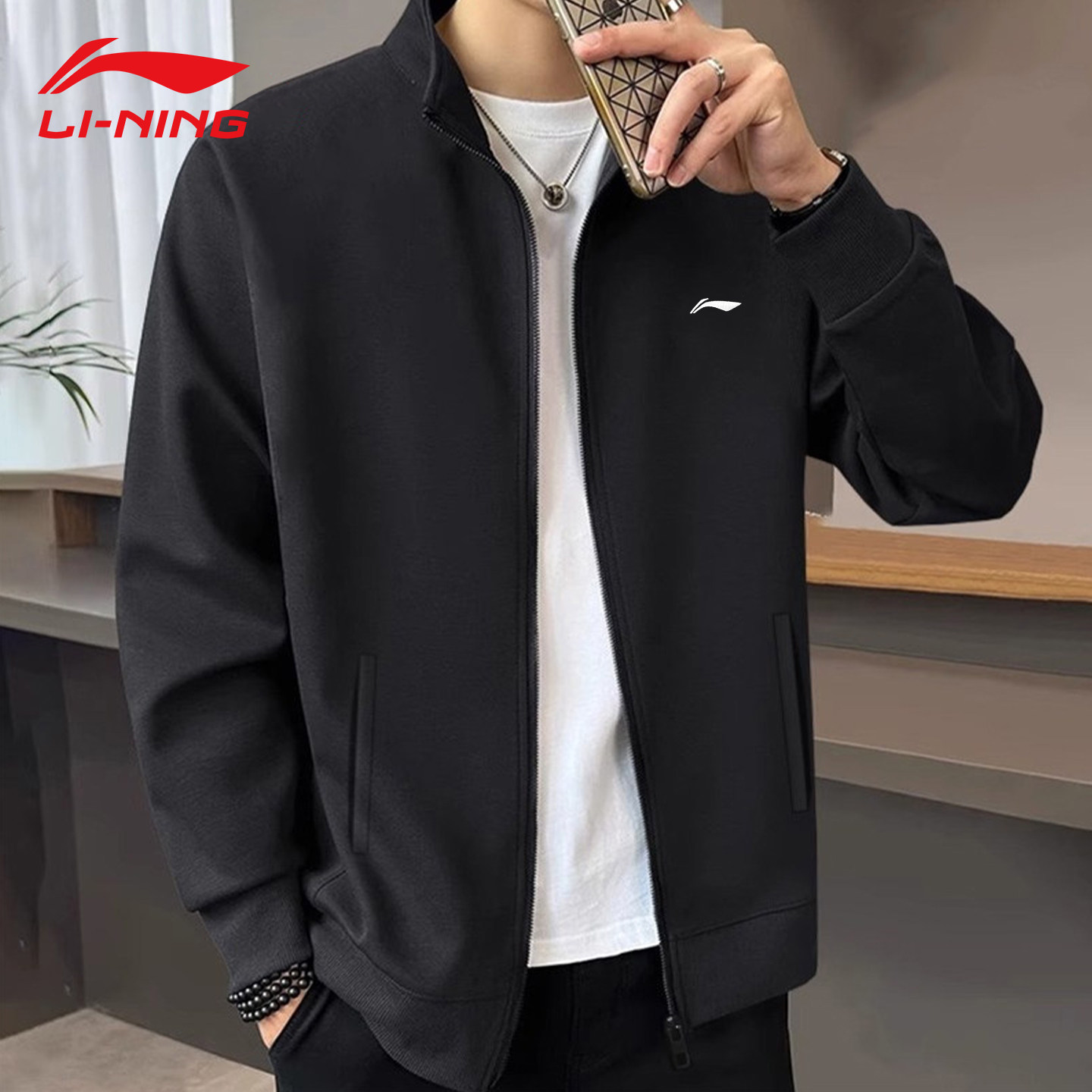 李宁外套男款秋春季2026新款衣服图片