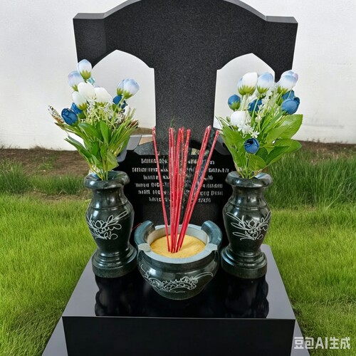 石雕香炉寺庙香炉天然青石圆形带耳朵室内户外防冻裂防雨石雕香炉